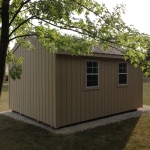 Rear view of East Troy shed